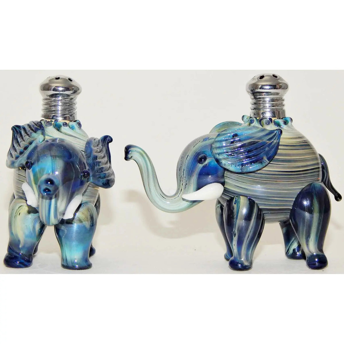 Donkey and Elephant Mix and Match 275 Blown Glass Salt and Pepper Shaker,  Four Sisters Art Glass – Sweetheart Gallery: Contemporary Craft Gallery,  Fine American Craft, Art, Design, Handmade Home & Personal Accessories