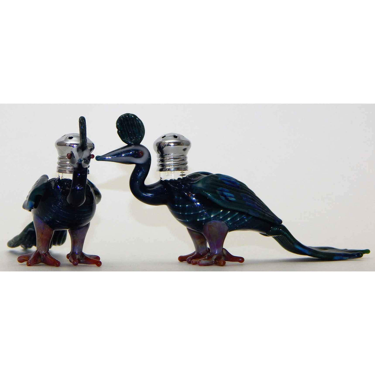 Donkey and Elephant Mix and Match 275 Blown Glass Salt and Pepper Shaker,  Four Sisters Art Glass – Sweetheart Gallery: Contemporary Craft Gallery,  Fine American Craft, Art, Design, Handmade Home & Personal Accessories