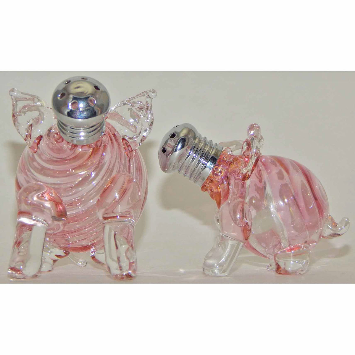 Donkey and Elephant Mix and Match 275 Blown Glass Salt and Pepper Shaker,  Four Sisters Art Glass – Sweetheart Gallery: Contemporary Craft Gallery,  Fine American Craft, Art, Design, Handmade Home & Personal Accessories