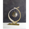 Girardini Design Being Present Single Ornament Display Stand Holder in Gold, Artistic Artisan Ornament Stand Holders