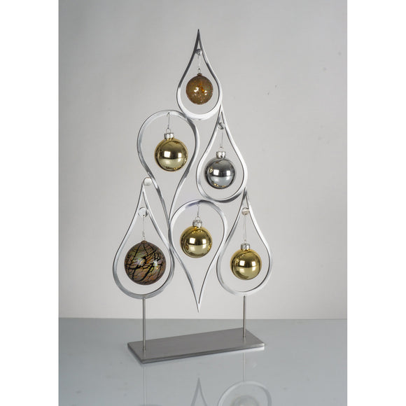 Girardini Design O Tannenbaum Ornament Display Stand Holder, Artistic Artisan Ornament Stand Holders