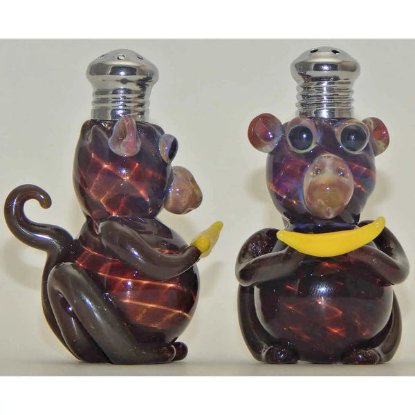 Donkey and Elephant Mix and Match 275 Blown Glass Salt and Pepper Shaker,  Four Sisters Art Glass – Sweetheart Gallery: Contemporary Craft Gallery,  Fine American Craft, Art, Design, Handmade Home & Personal Accessories