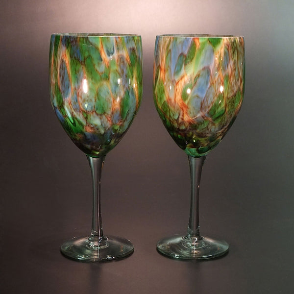 COMPLETEDWORKS Set of four recycled-glass wine glasses